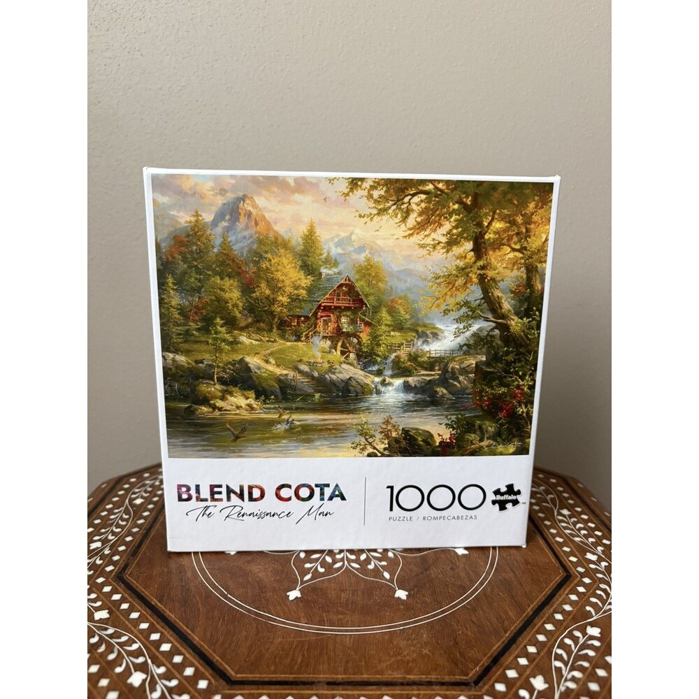 Buffalo Games 1000 Piece ‘Summer Cabin’ Scenery  Puzzle NWT